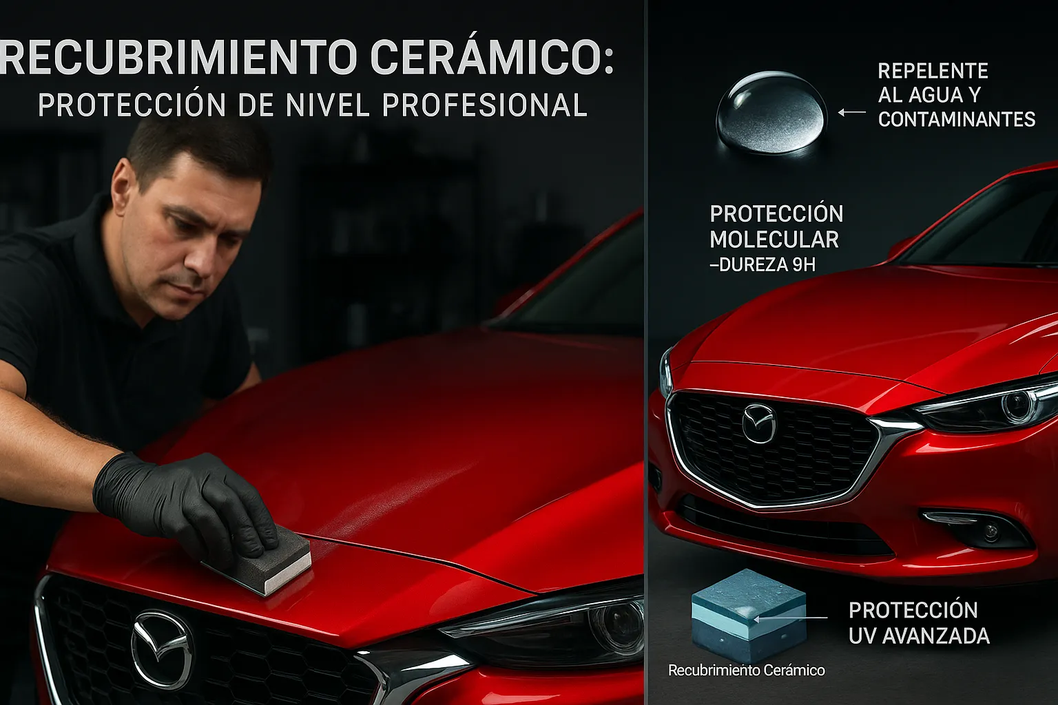 Aplicación de recubrimiento cerámico