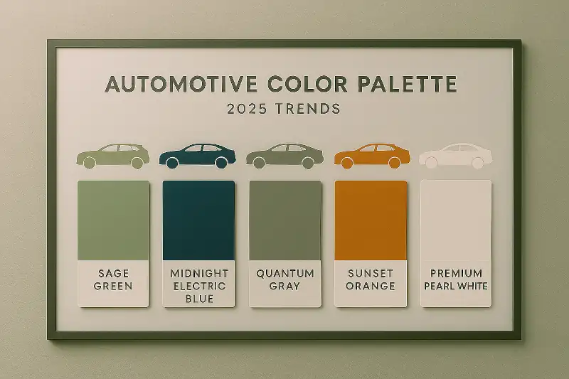 Tendencias de color para autos